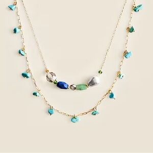 J. Crew Layered Stone Necklace 🆕